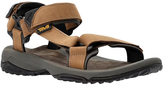 Сандалии мужские Teva Terra FI 4 Lite Ltr Sandalo Brown - Фото 2 большая
