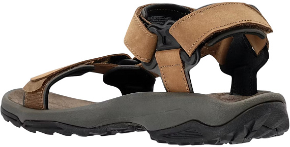 Сандалии мужские Teva Terra FI 4 Lite Ltr Sandalo Brown - Фото 5 большая