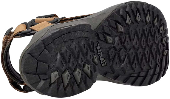 Сандалии мужские Teva Terra FI 4 Lite Ltr Sandalo Brown - Фото 6 большая