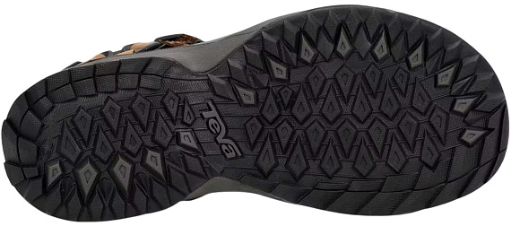 Сандалии мужские Teva Terra FI 4 Lite Ltr Sandalo Brown - Фото 8 большая
