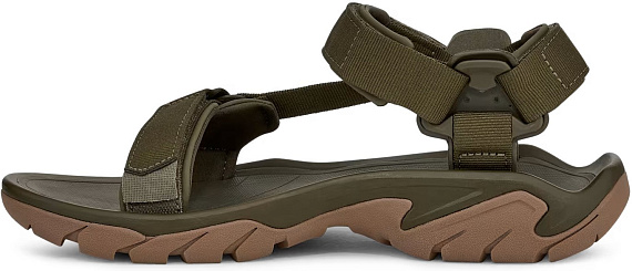 Сандалии мужские Teva Terra FI 5 Universal Dark Olive/Honey Brown - Фото 3 большая