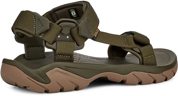 Сандалии мужские Teva Terra FI 5 Universal Dark Olive/Honey Brown - Фото 4 большая