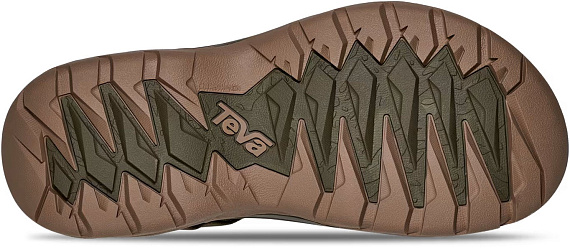Сандалии мужские Teva Terra FI 5 Universal Dark Olive/Honey Brown - Фото 6 большая