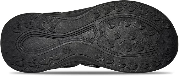 Сандалии мужские Teva Aventrail Gravel Black/Black - Фото 6 большая