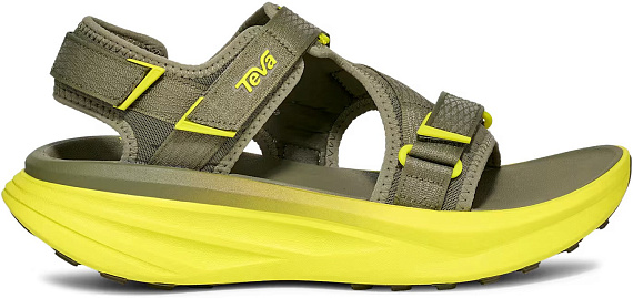 Сандалии мужские Teva Aventrail Gravel Deep Lichen Green - Фото 1 большая