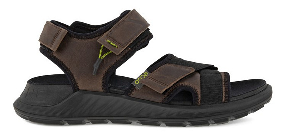 Сандалии мужские Ecco Exowrap Dark-Brown/Black - Фото 2 большая