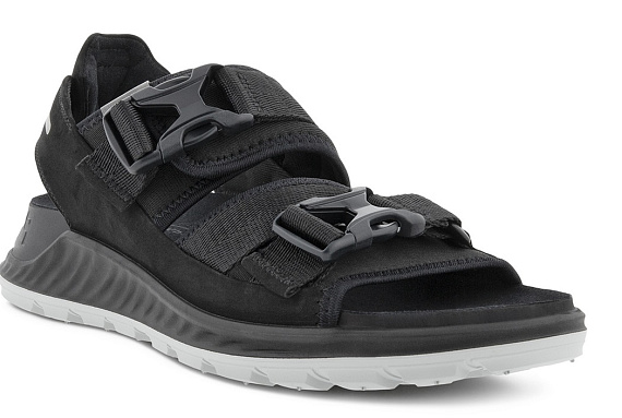 Сандалии мужские Ecco Exowrap 25 Black - Фото 1 большая