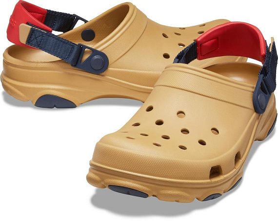 Сандалии Crocs Classic All Terrain Clog Tan/Multi - Фото 4 большая