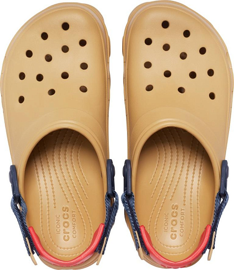 Сандалии Crocs Classic All Terrain Clog Tan/Multi - Фото 5 большая