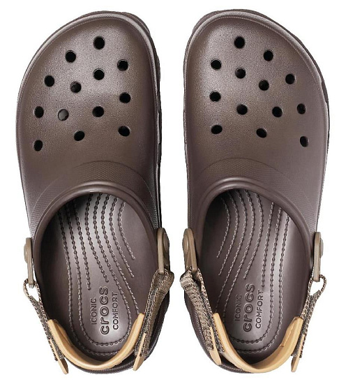 Сандалии Crocs Classic All Terrain Clog Espresso - Фото 5 большая