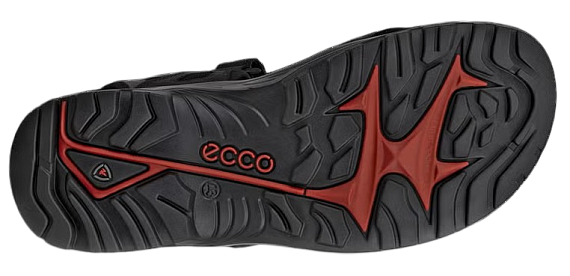 Сандалии мужские Ecco Offroad Black/Dark Grey - Фото 6 большая