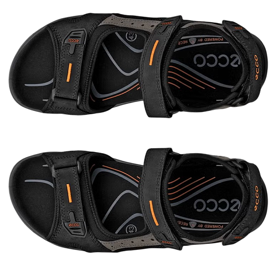 Сандалии мужские Ecco Offroad Black/Dark Grey - Фото 7 большая