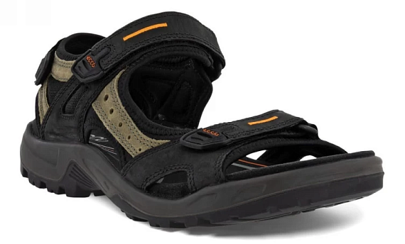 Сандалии мужские Ecco Offroad Black/Dark Grey - Фото 1 большая