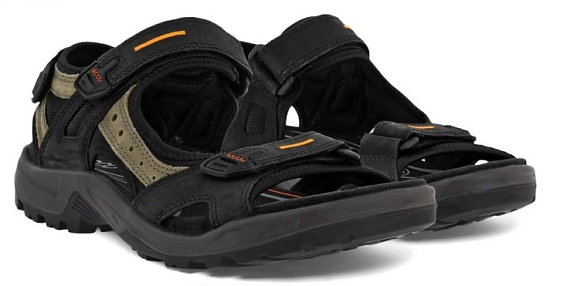 Сандалии мужские Ecco Offroad Black/Dark Grey - Фото 6 большая