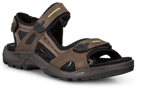 Сандалии мужские Ecco Offroad Grey/Brown - Фото 1 большая