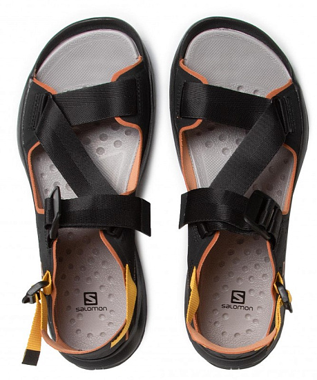 Сандалии мужские Salomon Tech Sandal Black/Caramel Cafe - Фото 3 большая