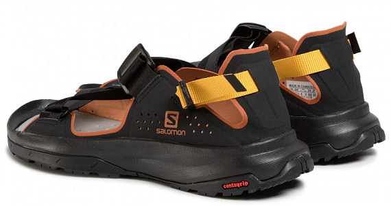 Сандалии мужские Salomon Tech Sandal Black/Caramel Cafe - Фото 4 большая