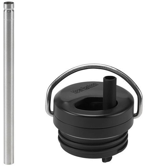 Термокружка Klean Kanteen TKWide Twist Cap 0,473 Black - Фото 4 большая