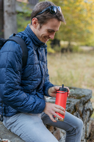 Термокружка Klean Kanteen TKWide Twist Cap 0,473 Tiger Lily - Фото 6 большая