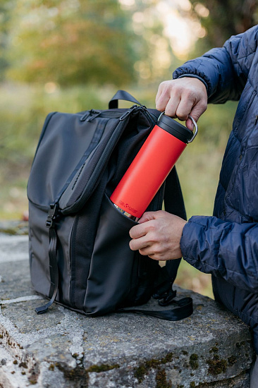 Термокружка Klean Kanteen TKWide Twist Cap 0,473 Tiger Lily - Фото 8 большая