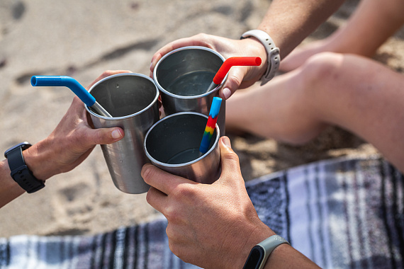 Трубочки для стаканов Klean Kanteen 8мм+10мм (6шт) Combo - Фото 16 большая