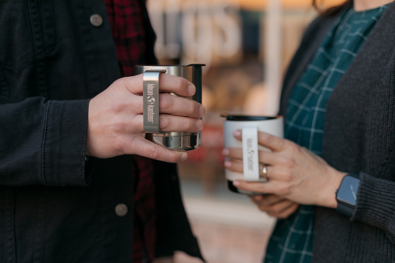 Термокружка Klean Kanteen Camp Mug 0,355 Brushed Stainless - Фото 7 большая