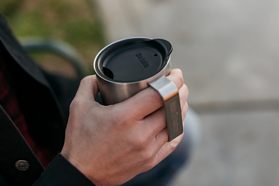 Термокружка Klean Kanteen Camp Mug 0,355 Brushed Stainless - Фото 10 большая