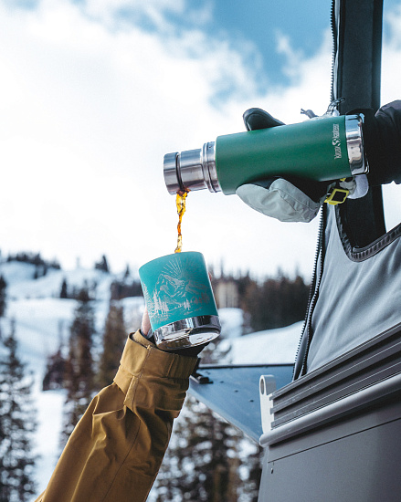 Термокружка Klean Kanteen Camp Mug 0,355 Mountain Porcelain - Фото 9 большая