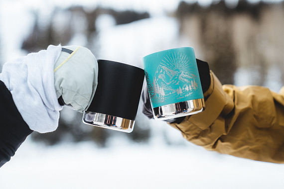 Термокружка Klean Kanteen Camp Mug 0,355 Mountain Porcelain - Фото 16 большая