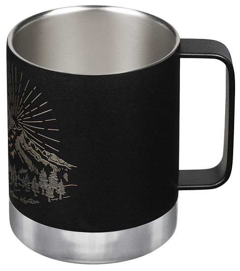 Термокружка Klean Kanteen Camp Mug 0,355 Mountain Black - Фото 3 большая