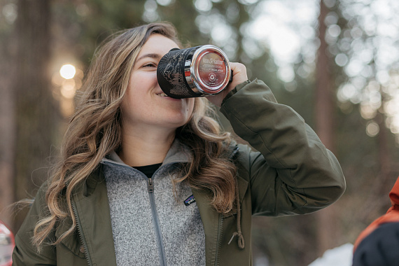 Термокружка Klean Kanteen Camp Mug 0,355 Mountain Black - Фото 8 большая