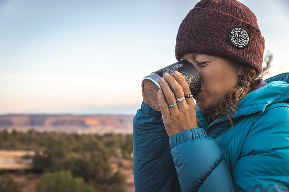 Термокружка Klean Kanteen Camp Mug 0,355 Mountain Black - Фото 18 большая