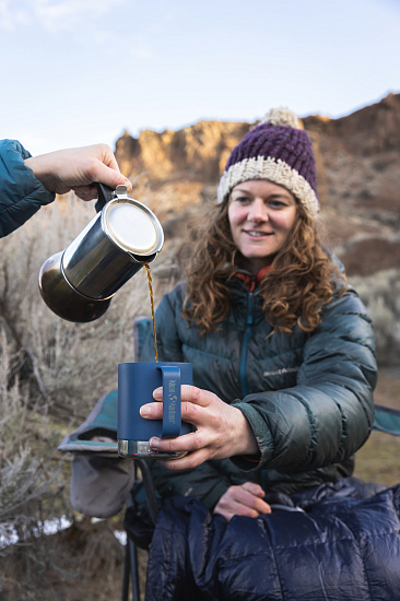 Термокружка Klean Kanteen Camp Mug 0,355 Dark Denim - Фото 10 большая