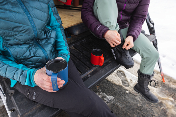 Термокружка Klean Kanteen Camp Mug 0,355 Red - Фото 6 большая