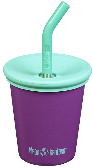 Стакан детский Klean Kanteen Cup Straw Lid 0,296 Sparkling Grape - Фото 1 большая