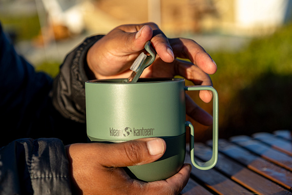 Термокружка Klean Kanteen Rise Mug 0,4 Sea Spray - Фото 9 большая