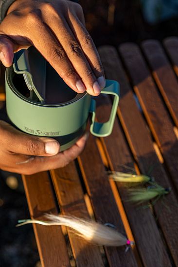 Термокружка Klean Kanteen Rise Mug 0,4 Sea Spray - Фото 10 большая