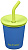 Стакан детский Klean Kanteen Cup Straw Lid 0,296 Super Sonic - Фото 1 малая