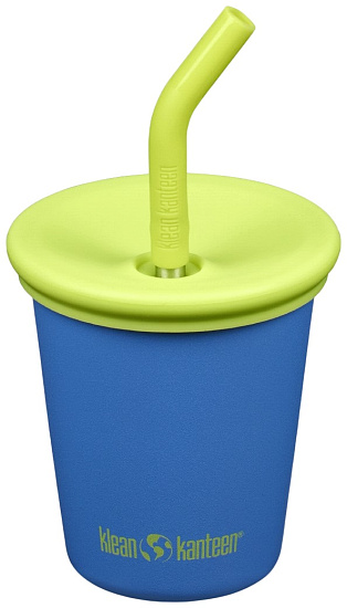 Стакан детский Klean Kanteen Cup Straw Lid 0,296 Super Sonic - Фото 1 большая