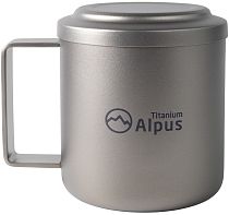 Кружка Alpus титановая с двойными стенками ALP879 420мл