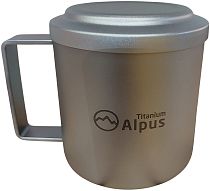 Кружка Alpus титановая с двойными стенками ALP879 420мл