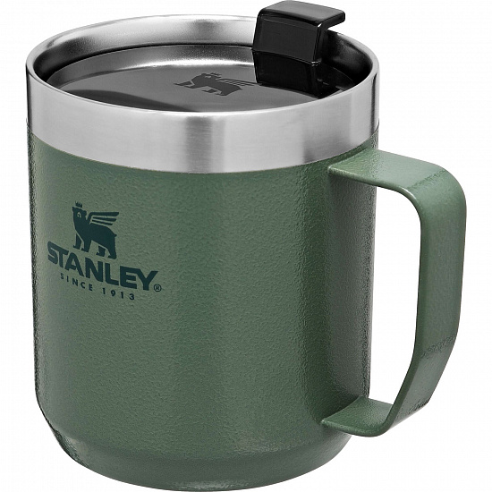 Термокружка Stanley Classic 350 Hammertone Green - Фото 1 большая