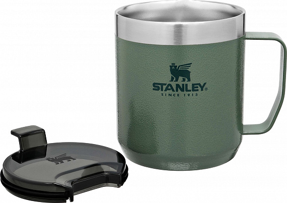 Термокружка Stanley Classic 350 Hammertone Green - Фото 3 большая