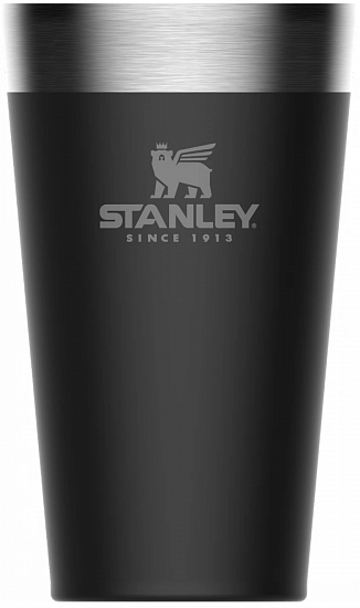Кружка пивная Stanley Adventure 0,47 Чёрная - Фото 1 большая