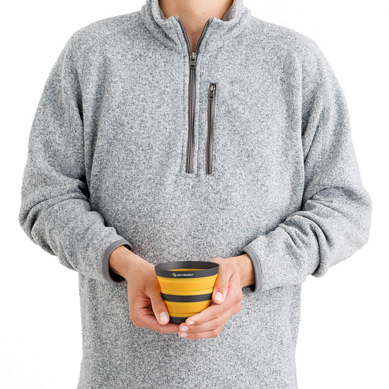 Стакан Sea to Summit Frontier UL Collapsible Cup Yellow - Фото 3 большая