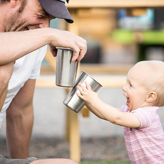 Стакан Klean Kanteen Steel Pint 0,473 Brushed Stainless - Фото 6 большая