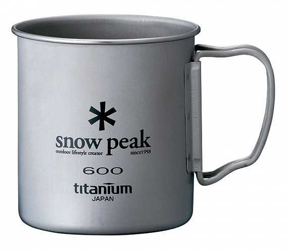 Кружка Snow Peak Titanium Single 600 - Фото 1 большая