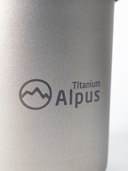 Кружка Alpus титановая с крышкой ALP695 420мл - Фото 10 большая