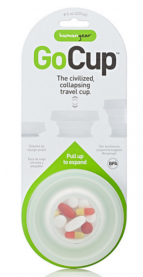 Складной стакан Humangear GoCup L Синий - Фото 5 большая