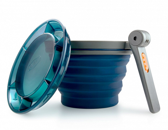 Складная кружка GSI Collapsible Fairshare Mug Blue - Фото 1 большая